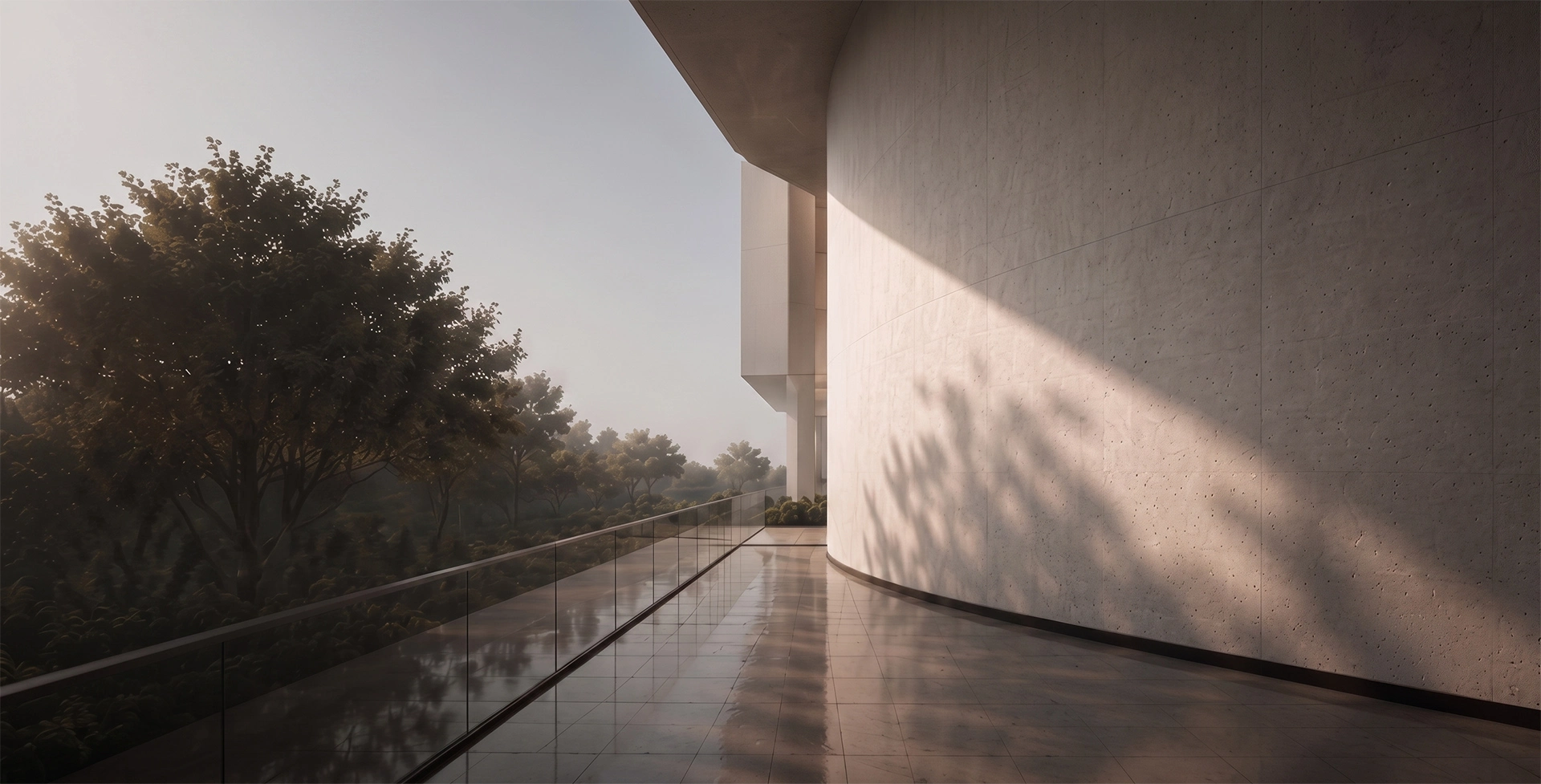 Arquitetura contemporânea integrada à paisagem